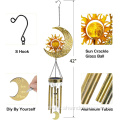 Sun Moon Solar Powered Wind Chimes - Perfect Gift for Mom